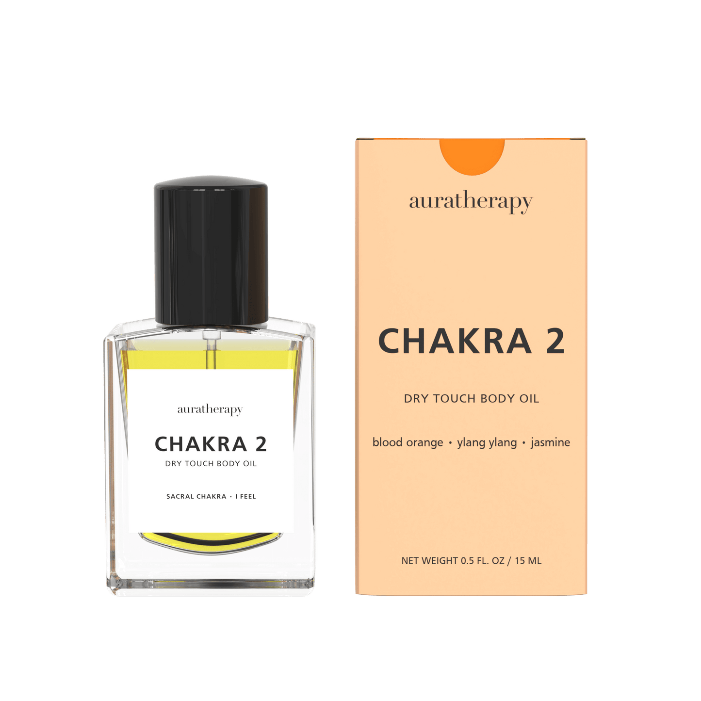 Chakra 2 - Sacral Chakra Dry Touch Healing Body Oil