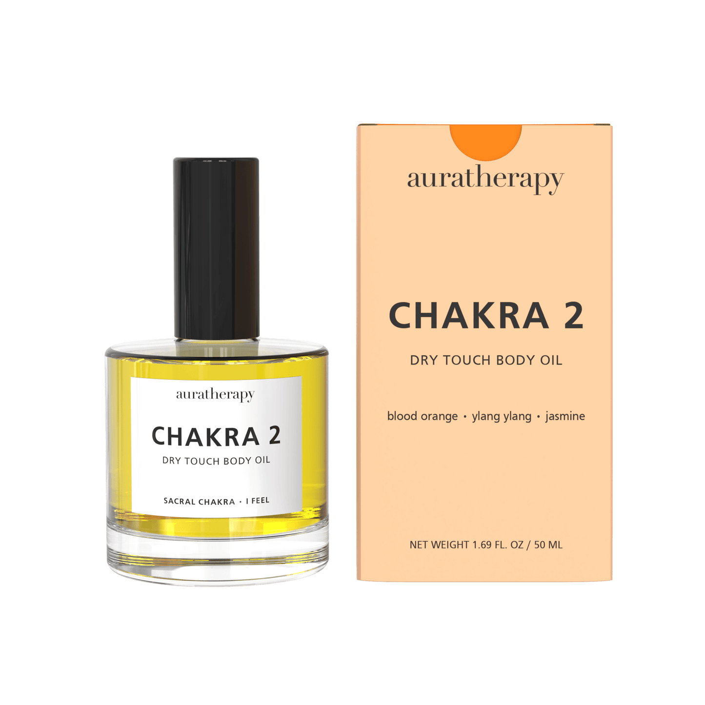 Chakra 2 - Sacral Chakra Dry Touch Healing Body Oil
