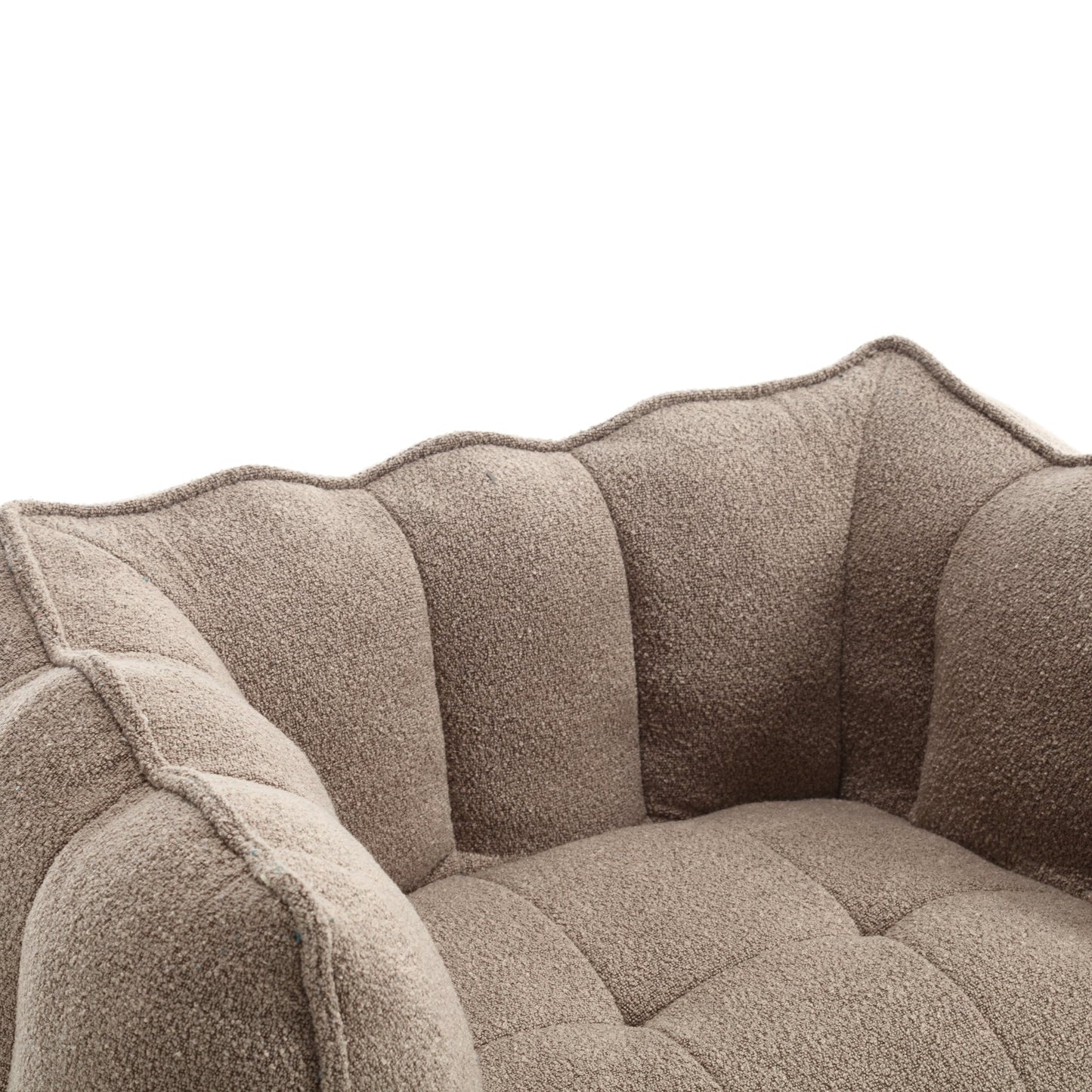 Soft Bean Bag Lazy Sofa with Footstool