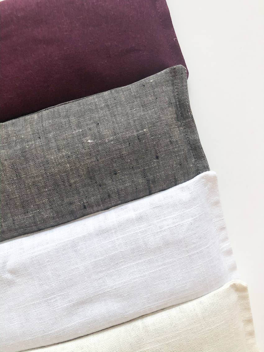 Beige Weighted Eye Pillow / Butter Me Up Organics