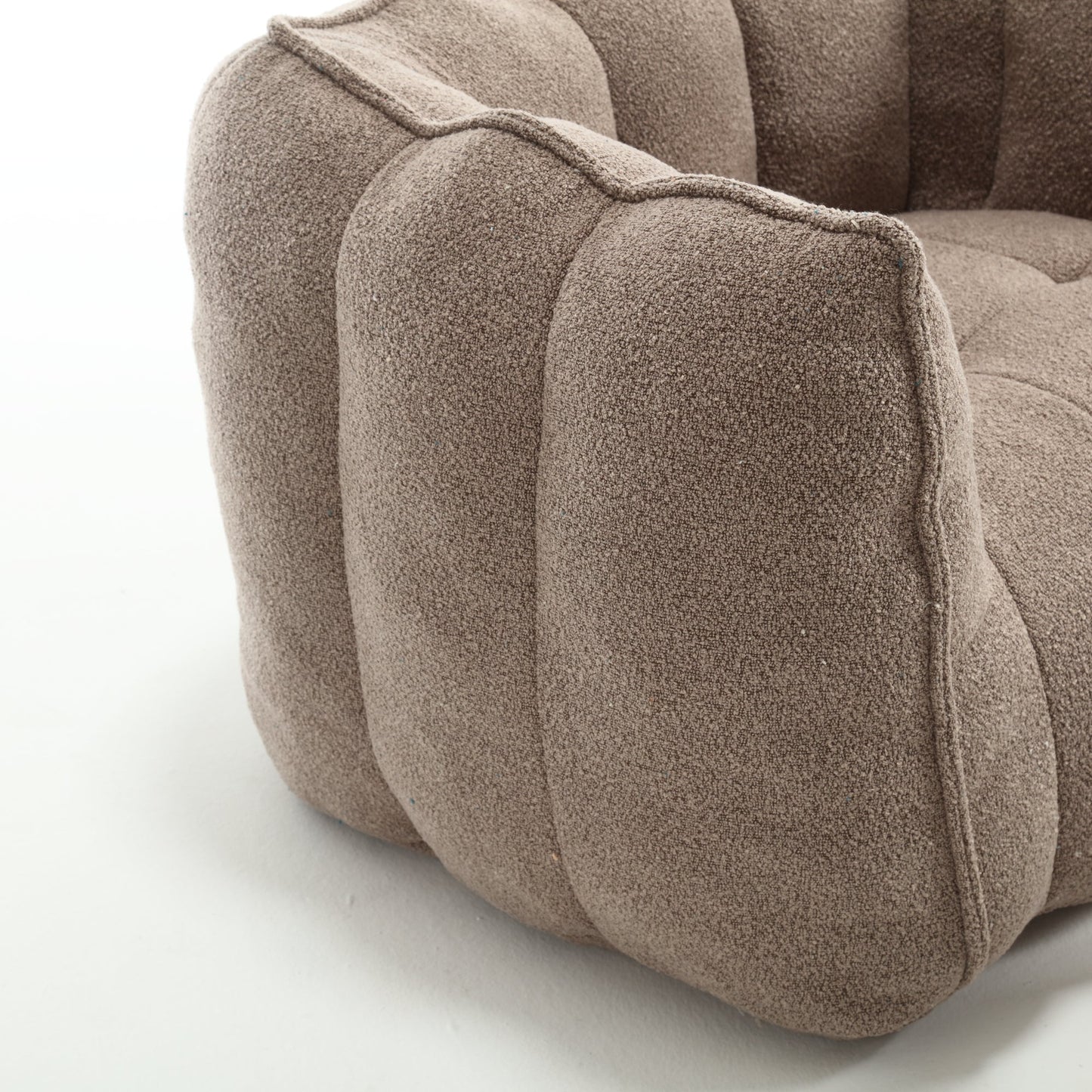 Soft Bean Bag Lazy Sofa with Footstool