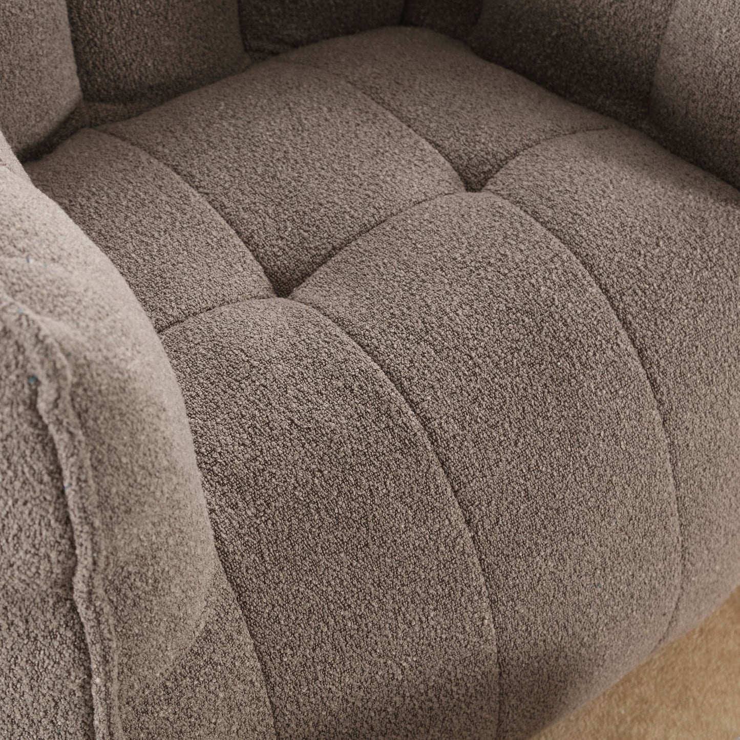 Soft Bean Bag Lazy Sofa with Footstool