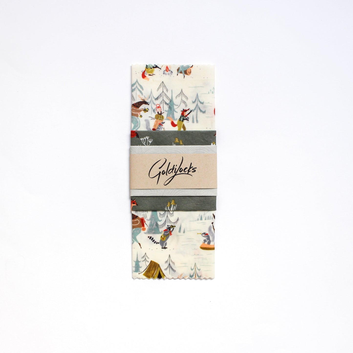 Goldilocks Goods Beeswax Food Wraps: Furry Friends Set of 3