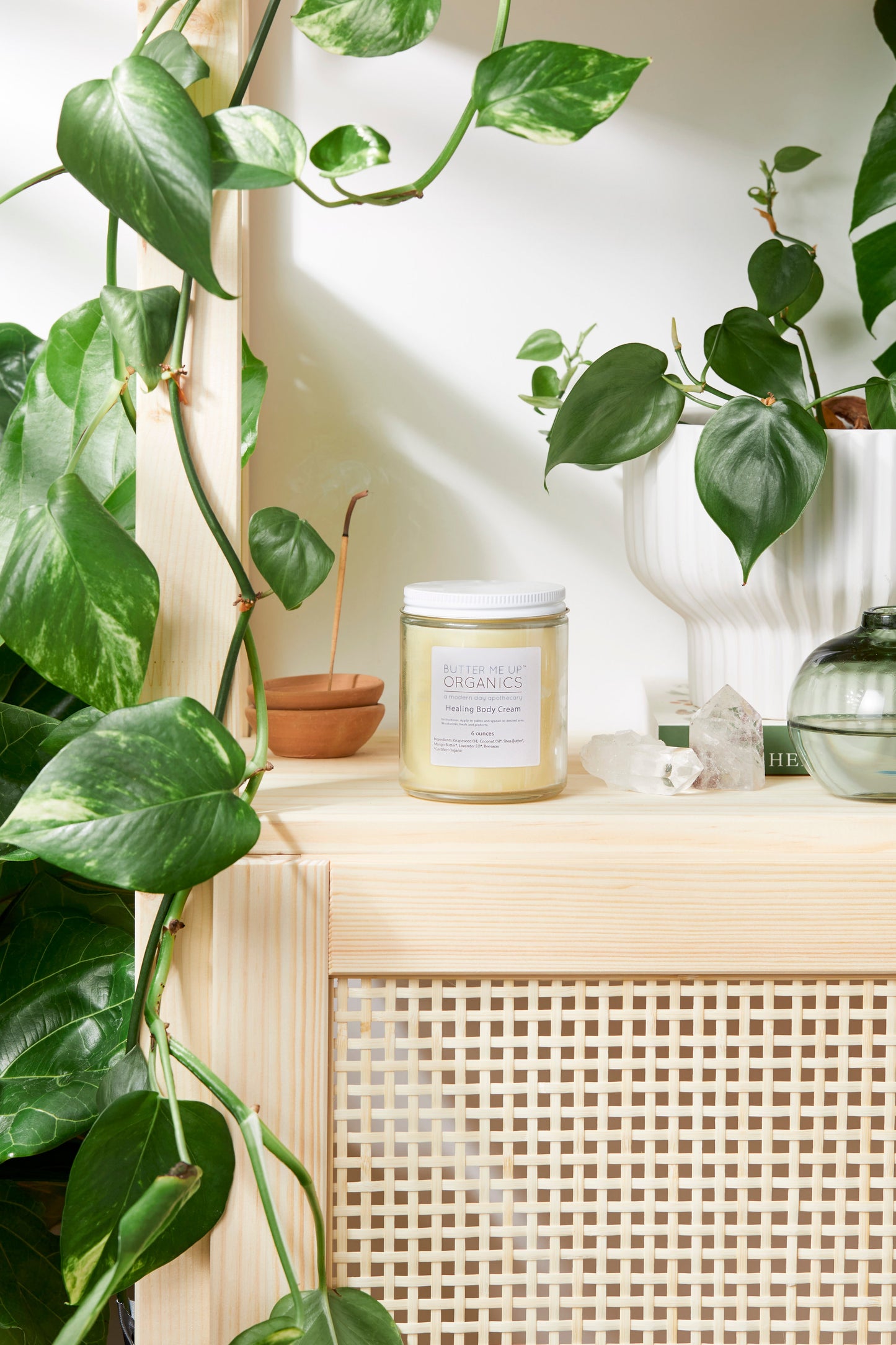 Organic Healing Body Cream For Dry Skin