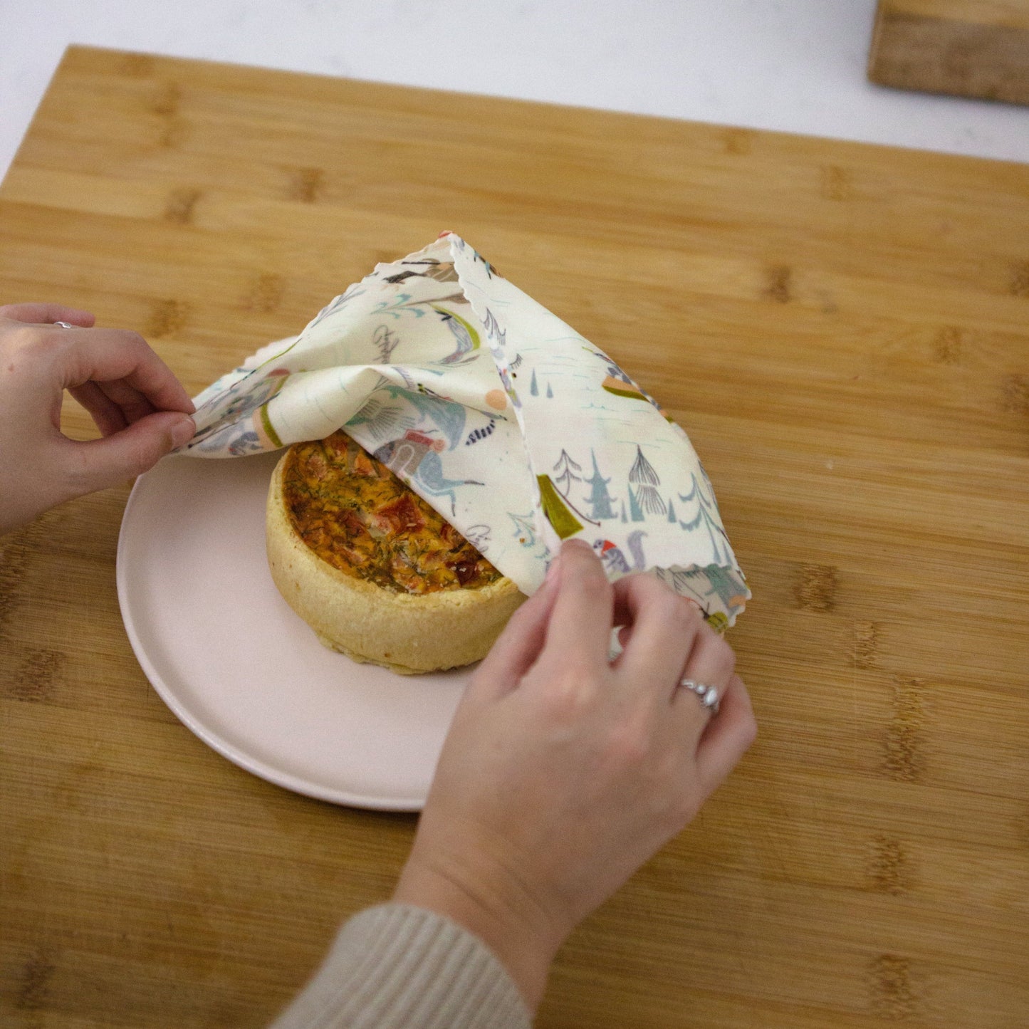 Goldilocks Goods Beeswax Food Wraps: Furry Friends Set of 3
