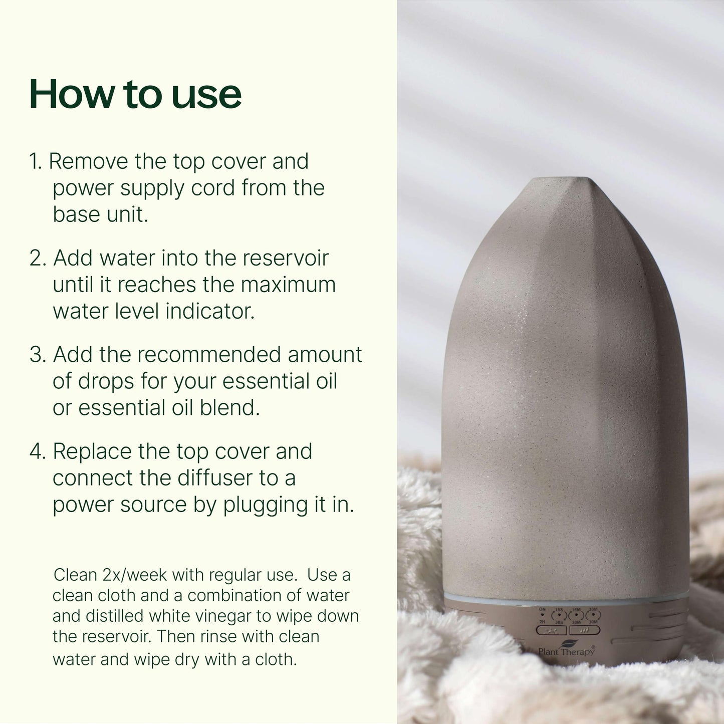 Metro Stone Diffuser in Gray