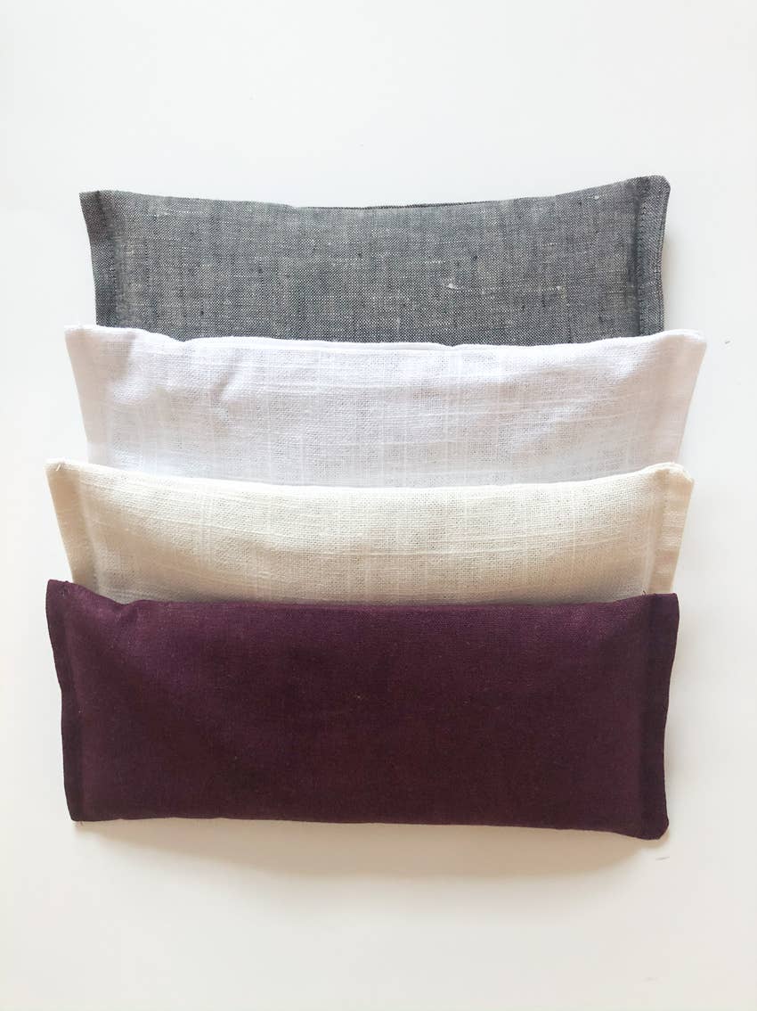 Beige Weighted Eye Pillow / Butter Me Up Organics
