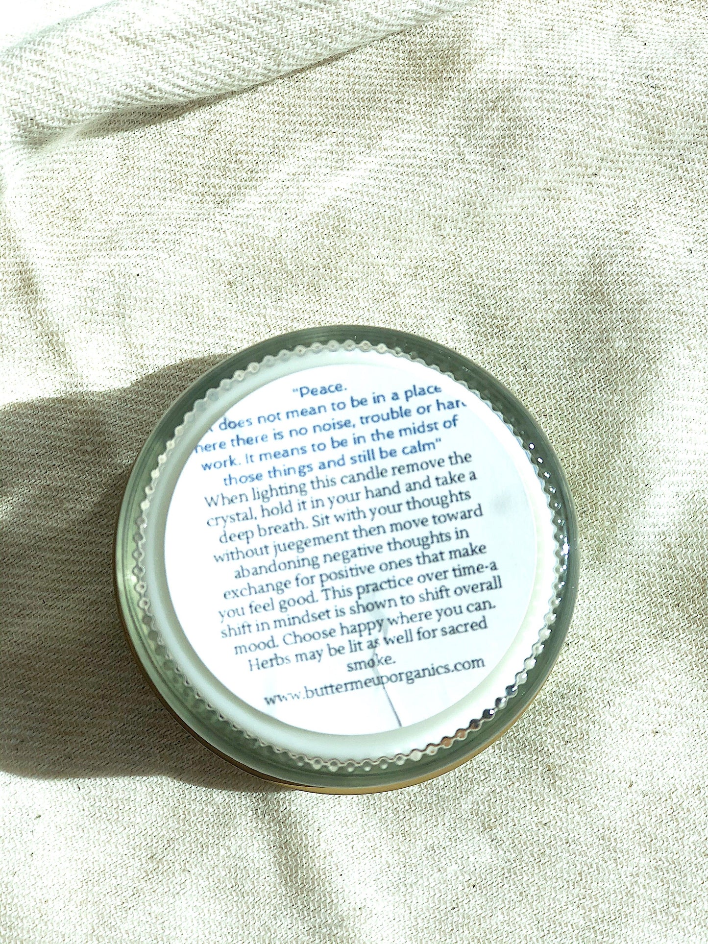 Peace and Serenity Ritual Candle