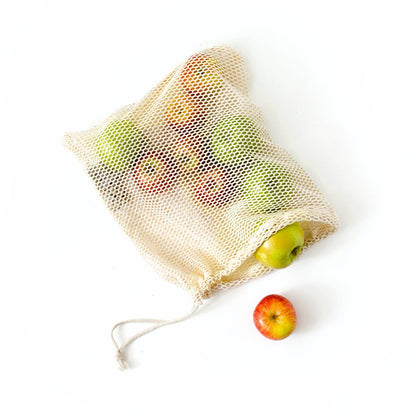 Reusable Certified Organic Cotton Mesh Produce Bags / Eco-Friendly / Buying in Bulk