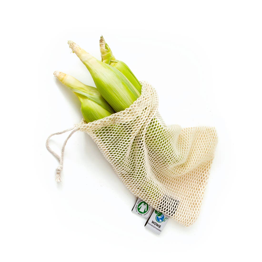 Reusable Certified Organic Cotton Mesh Produce Bags / Eco-Friendly / Buying in Bulk