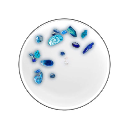 Chakra 5 - Throat Chakra Lapis Lazuli Gemstone Candle