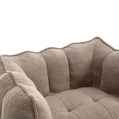 Soft Bean Bag Lazy Sofa with Footstool