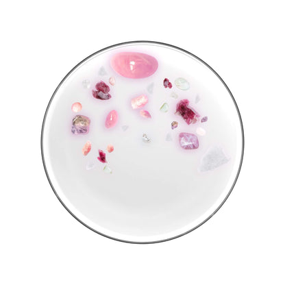 Chakra 7 - Crown Chakra Strawberry Quartz Gemstone Candle
