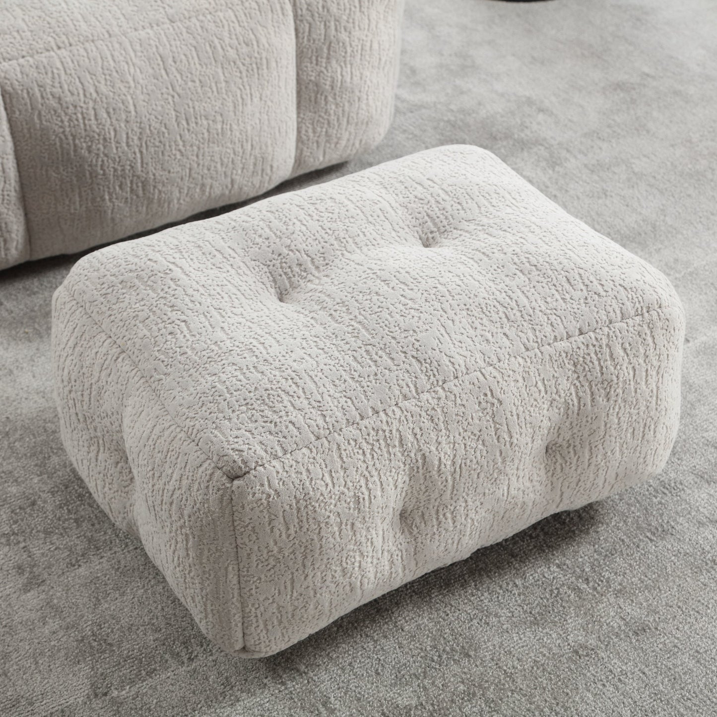 Super Soft Couch Chair With Memory Foam and Footstool