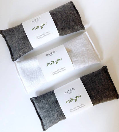 Beige Weighted Eye Pillow / Butter Me Up Organics