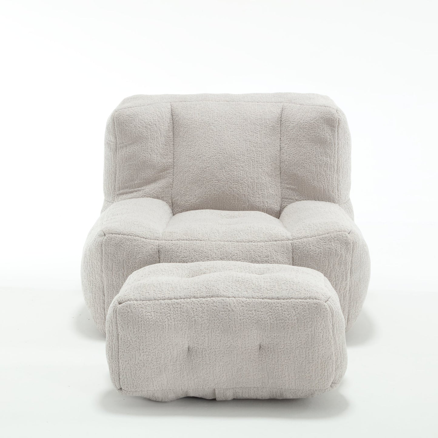 Super Soft Couch Chair With Memory Foam and Footstool