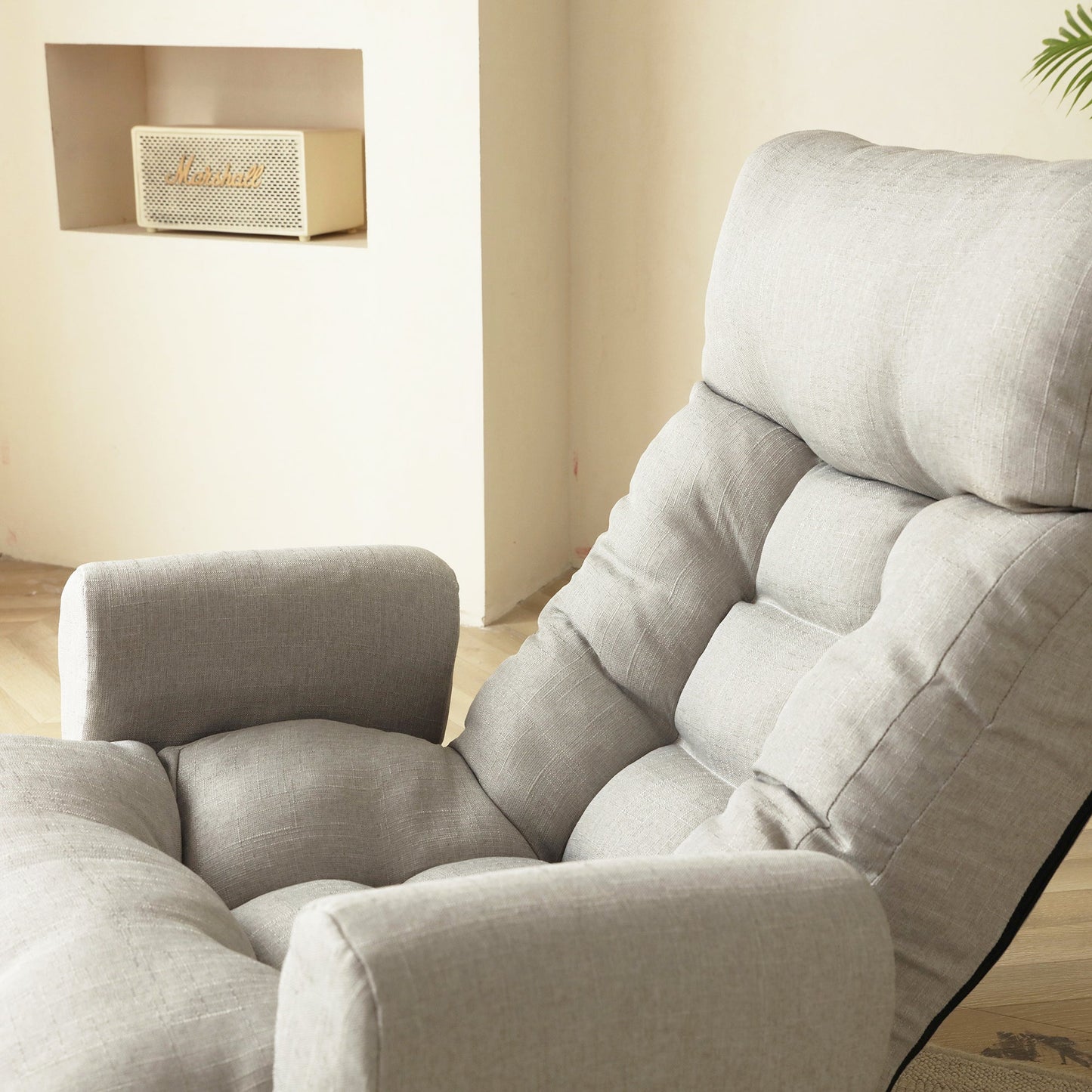 Adjustable Lounge Chair with 360° Rotation