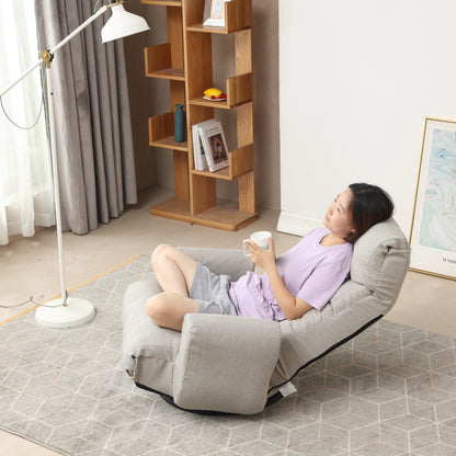 Adjustable Lounge Chair with 360° Rotation
