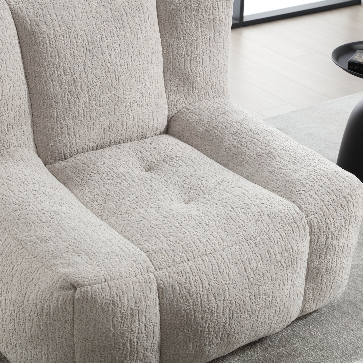 Super Soft Couch Chair With Memory Foam and Footstool