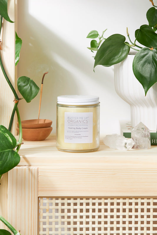 Organic Healing Body Cream For Dry Skin