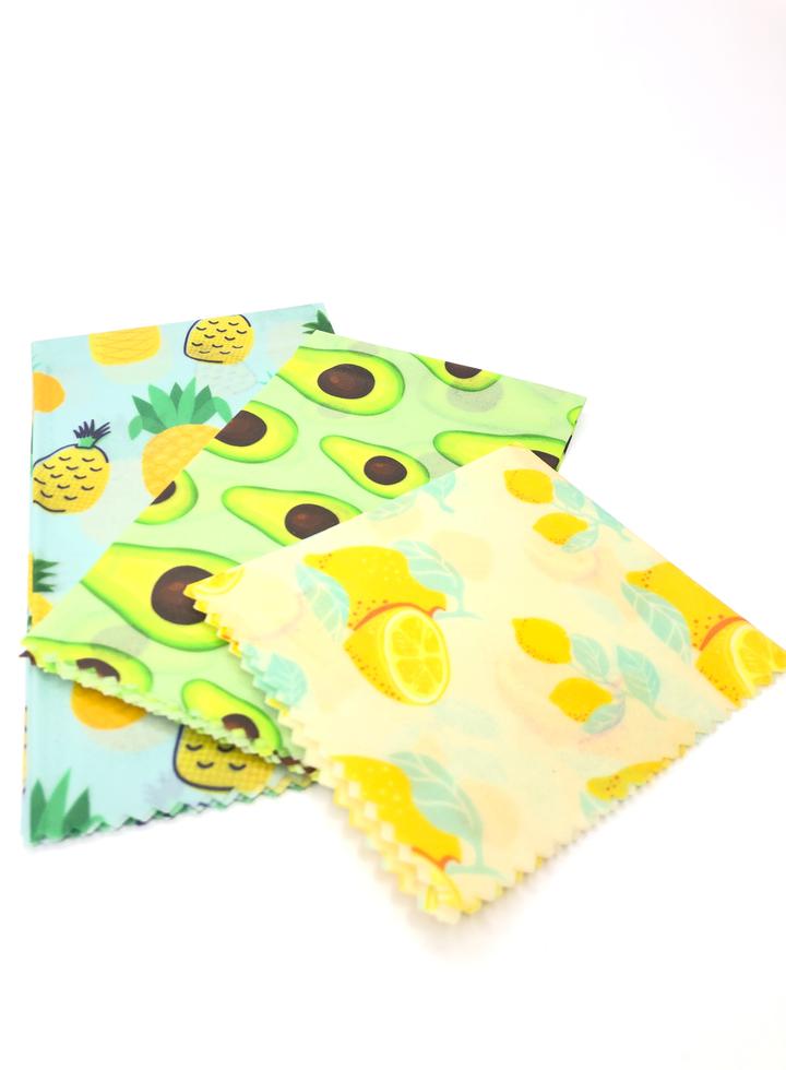 Plant Based Wax Food Wraps 3-Pack