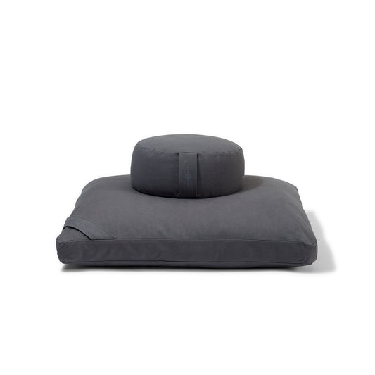 Organic Meditation Cushion Set - Slate