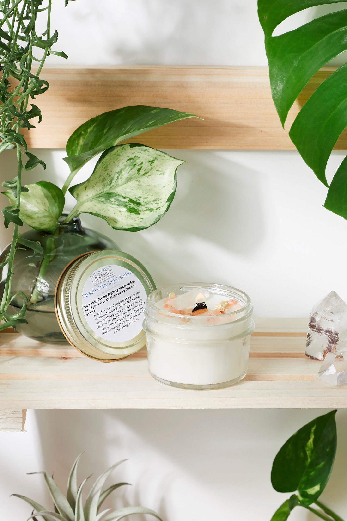 Space Clearing Intention Candle