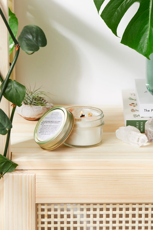 Space Clearing Intention Candle