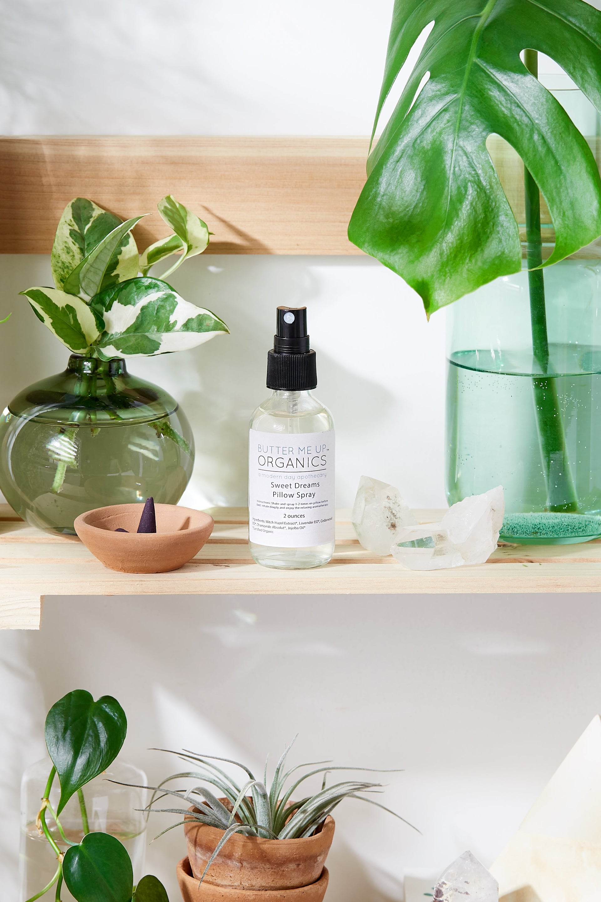 Organic Pillow Mist for Gentle Sleep