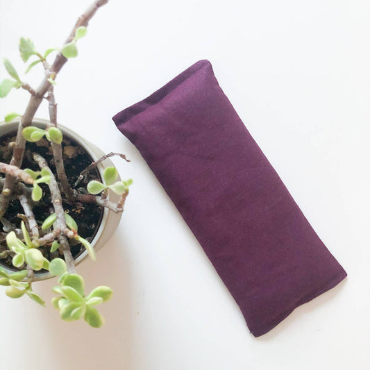 Cranberry Weighted Eye Pillow / Butter Me Up Organics