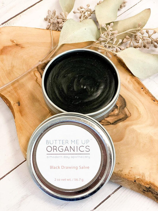 Organic Black Drawing Salve