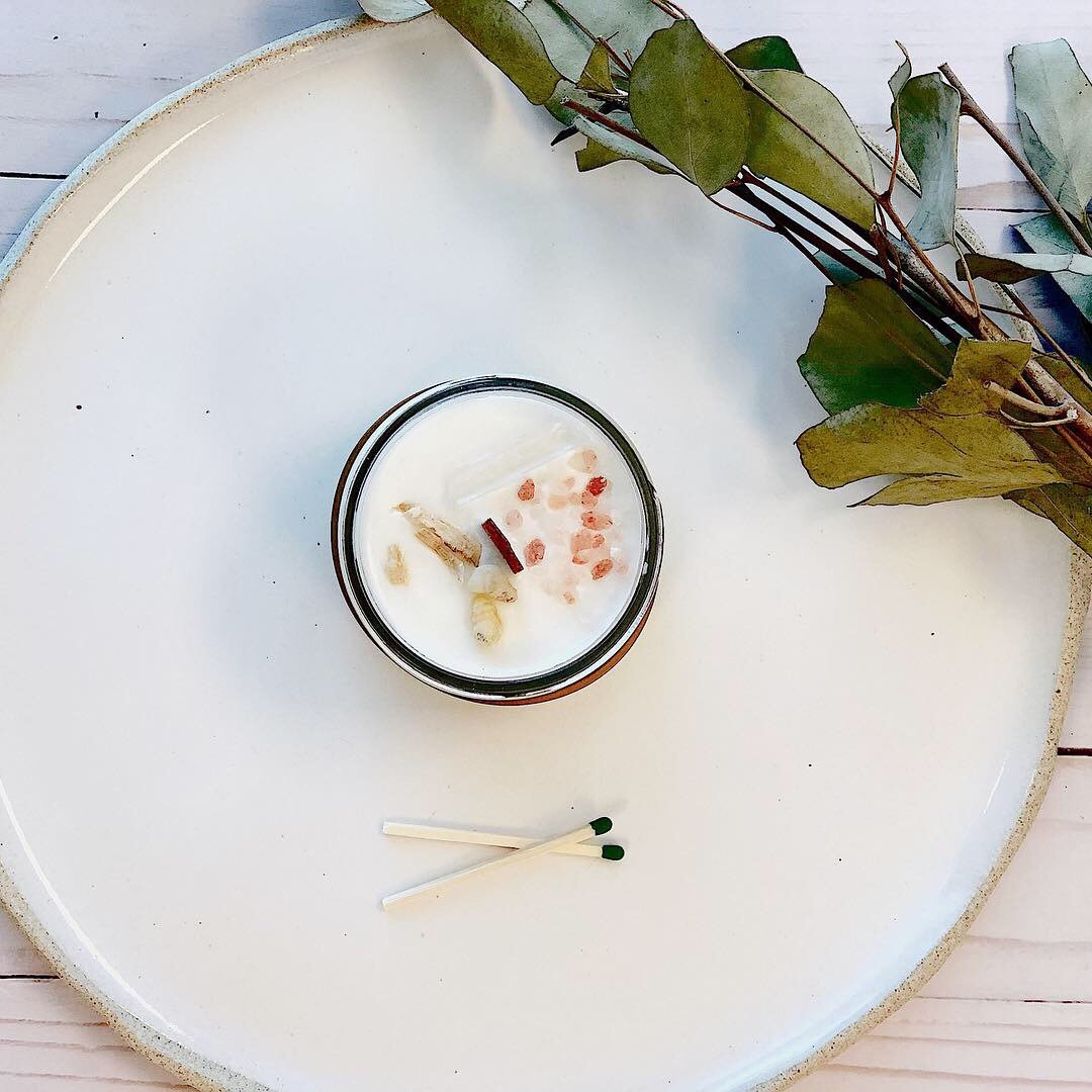 Space Clearing Intention Candle